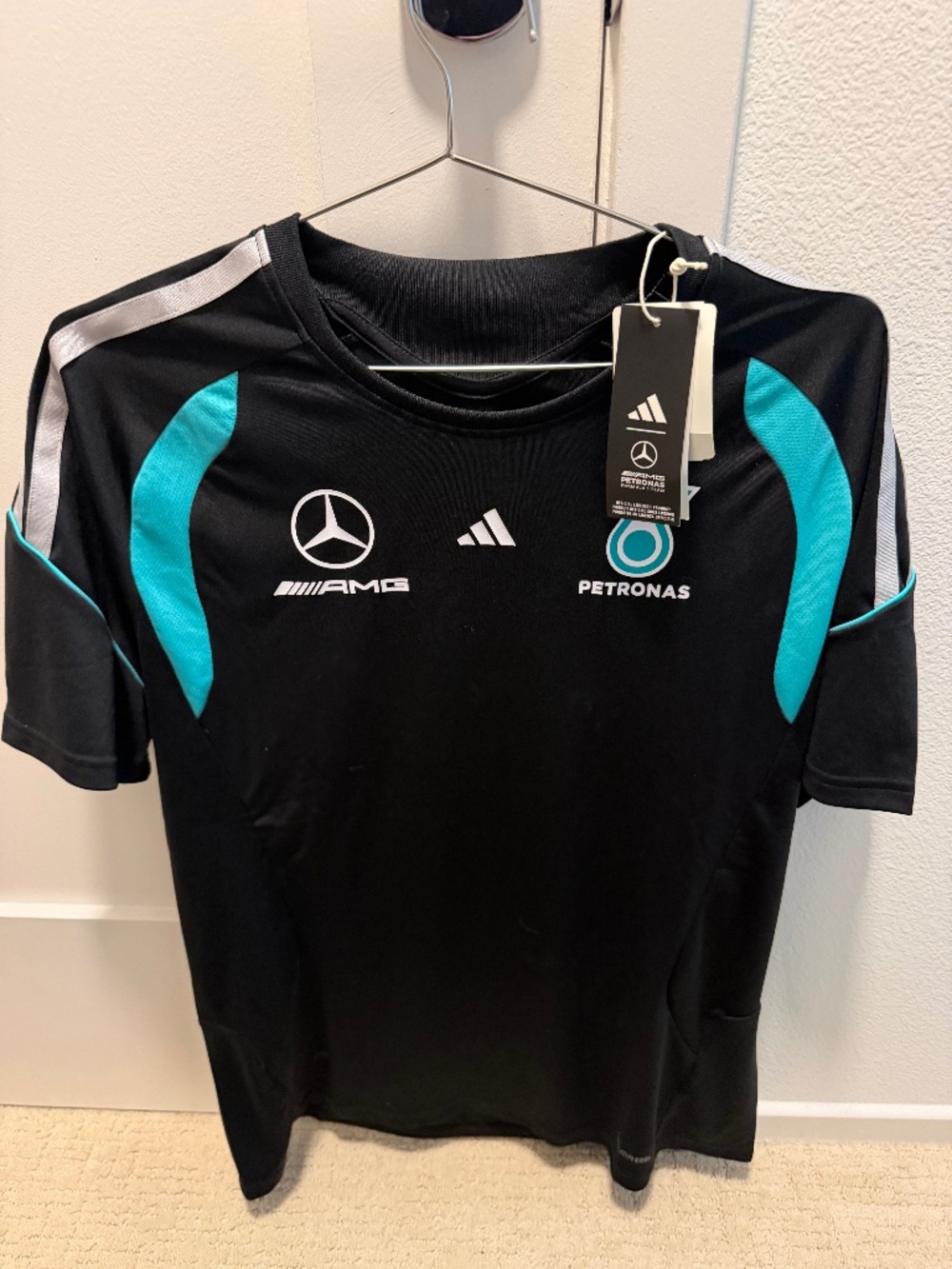 NWT Adidas MERCEDES - AMG PETRONAS F1 TEAM 2026 S/S Mechanics JERSEY Mens L